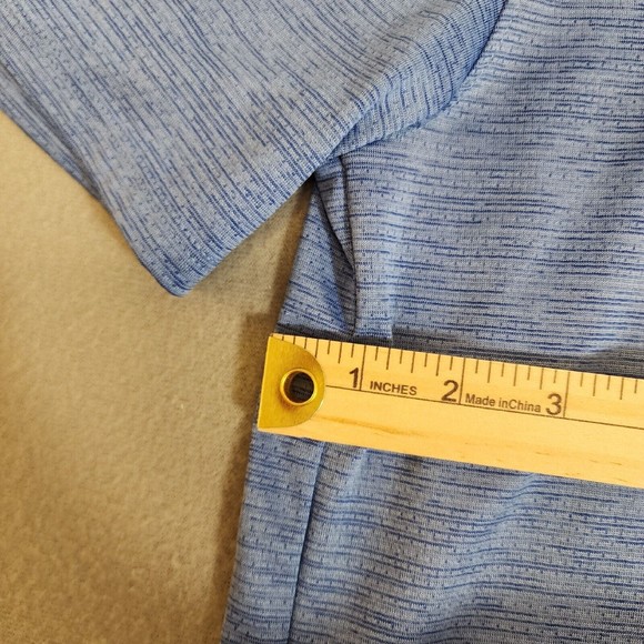 Under Armour Shirt Mens Medium Blue TShirt T-Shirt Loose Round Neck Short Sleeve - Picture 9 of 16